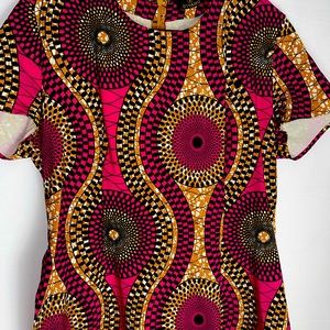 D’iyanu Stretch African Print Long Tunic